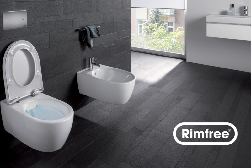 Nouvelle cuvette de WC : Rimfree